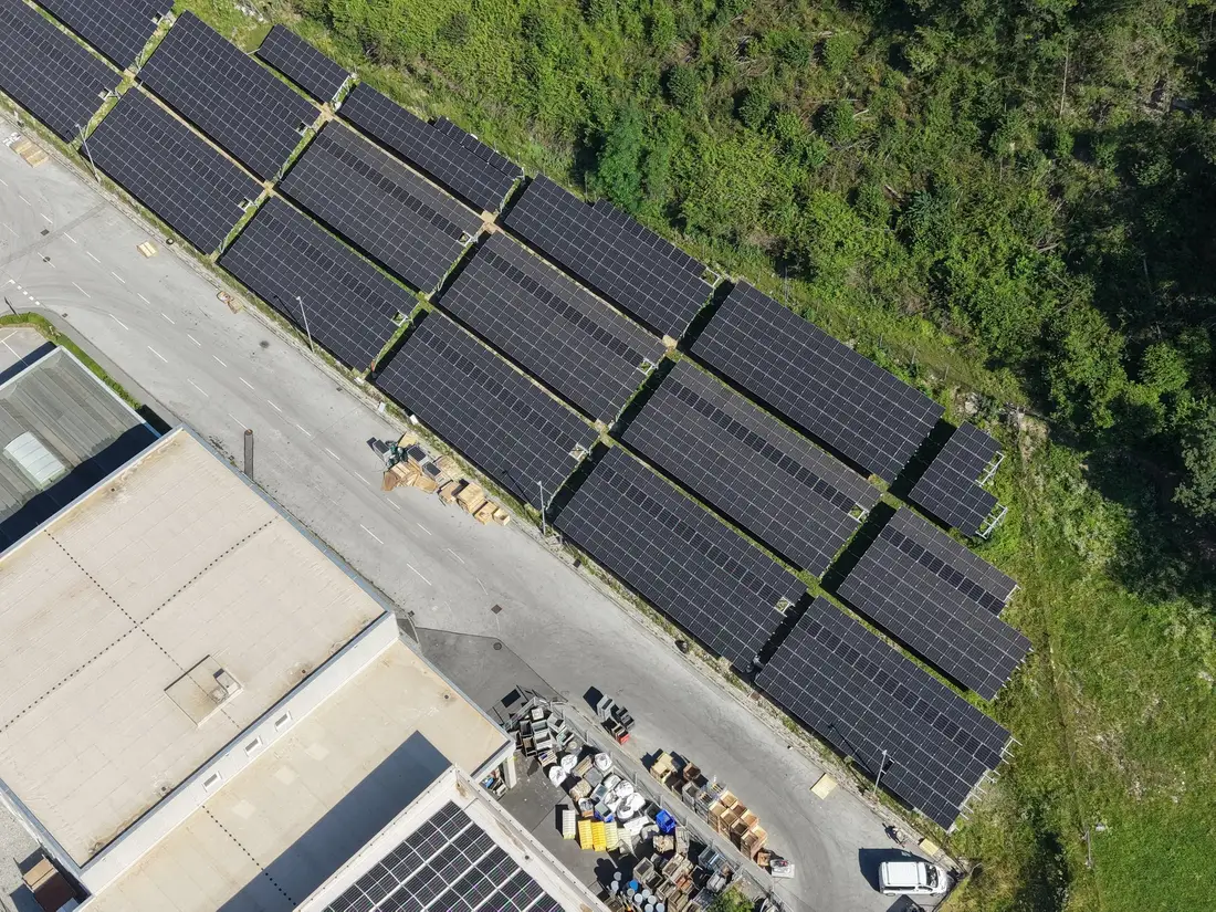 Talno postavljena sončna elektrarna